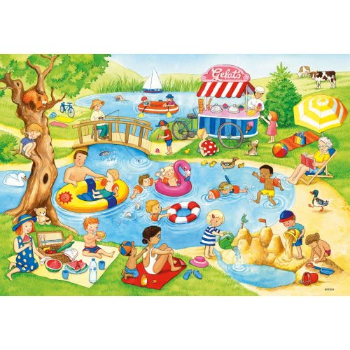 Ravensburger Παζλ 2X24 Τεμ. Στη Λίμνη 05057 4005556050574