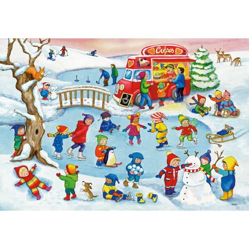 Ravensburger Παζλ 2X24 Τεμ. Στη Λίμνη 05057 4005556050574