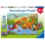 Ravensburger Παζλ 2X24 Τεμ. Δεινόσαυροι 05030 4005556050307