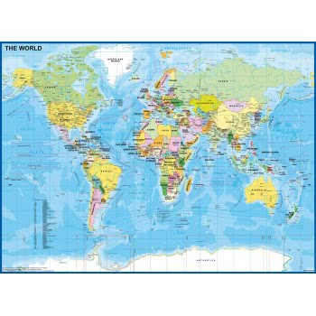Ravensburger Puzzle 200Xxl Pieces World Map 12890 4005556128907