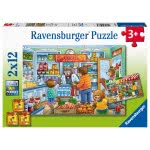 Ravensburger 2X12 Pcs Puzzle At The Grocery Store 05076 4005556050765