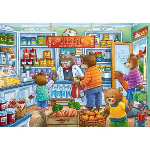 Ravensburger 2X12 Pcs Puzzle At The Grocery Store 05076 4005556050765