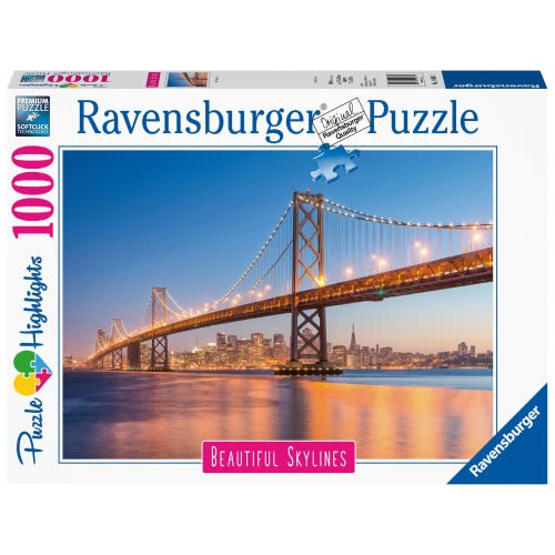 Ravensburger Skylines-Golden Gate Bridge 1000Pc Jigsaw Puzzle 14083 4005556140831