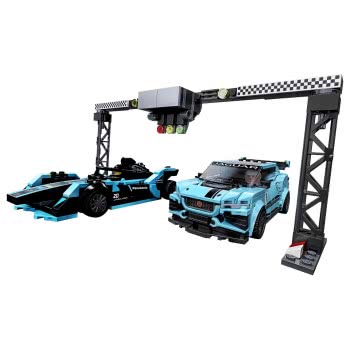 LEGO Speed Champions Formula E Panasonic Jaguar Racing GEN2 Car Και Jaguar I-PACE Etrophy 76898 5702016618341