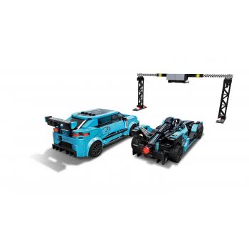 LEGO Speed Champions Formula E Panasonic Jaguar Racing GEN2 Car Και Jaguar I-PACE Etrophy 76898 5702016618341