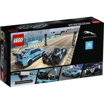 LEGO Speed Champions Formula E Panasonic Jaguar Racing Gen2 Car And Jaguar I-PACE Etrophy 76898 5702016618341