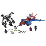 LEGO Super Heroes Σπάιντερ Τζετ Εναντίον Ρομποτικής Στολής Του Βένομ 76150 5702016619300