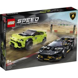 LEGO Speed Champions Lamborghini Urus ST-X And Lamborghini Huracan Super Trofeo EVO 76899 5702016618358