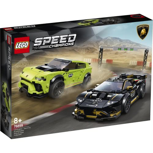 LEGO Speed Champions Lamborghini Urus ST-X And Lamborghini Huracan Super Trofeo EVO 76899 5702016618358