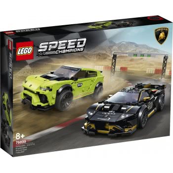 LEGO Speed Champions Lamborghini Urus ST-X And Lamborghini Huracan Super Trofeo EVO 76899 5702016618358