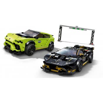 LEGO Speed Champions Lamborghini Urus ST-X And Lamborghini Huracan Super Trofeo EVO 76899 5702016618358