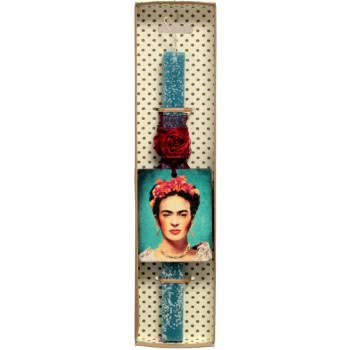 Χειροποίητα Είδη Easter Candle Frida Kahlo - Turquoise LA20134A 5212023298431