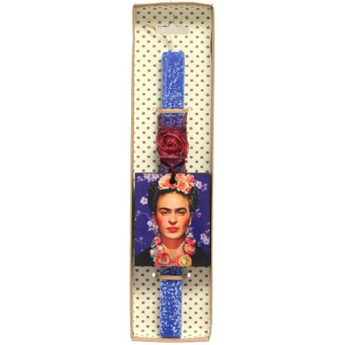 Χειροποίητα Είδη Easter Candle Frida Kahlo - Blue LA20134D 5212023298455
