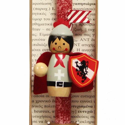 Χειροποίητα Είδη Easter Candle Wooden Soldier - Red LA20110D 5212023297526