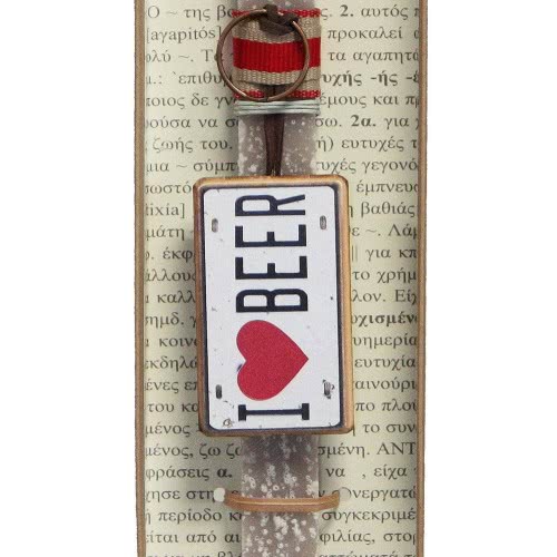 Χειροποίητα Είδη Easter Candle Keyring Vintage - Light Grey LA20011B 5212023299933