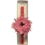 Χειροποίητα Είδη Easter Candle Down Wreath Pink LA20042A 5212023240751