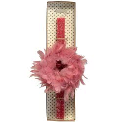Χειροποίητα Είδη Easter Candle Down Wreath Pink LA20042A 5212023240751