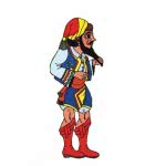 AK TOYS Φιγούρα Θεάτρου Σκιών Χατζιαβάτης 31X12εκ 102 5203249001028