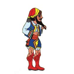 AK TOYS Φιγούρα Θεάτρου Σκιών Χατζιαβάτης 31X12εκ 102 5203249001028