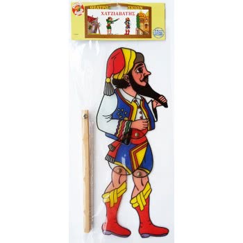 AK TOYS Φιγούρα Θεάτρου Σκιών Χατζιαβάτης 31X12εκ 102 5203249001028