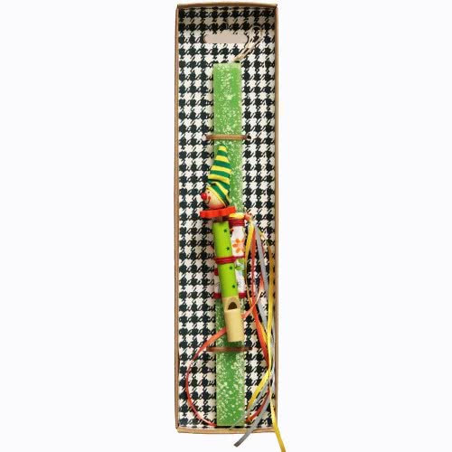 Χειροποίητα Είδη Easter Candle Wooden Whistle - Green LA19028A 5212023206252