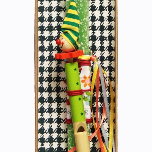 Χειροποίητα Είδη Easter Candle Wooden Whistle - Green LA19028A 5212023206252