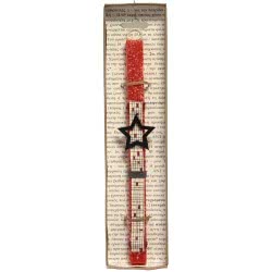 Χειροποίητα Είδη Easter Candle Wooden Star - Red LA20127Β 5212023298189