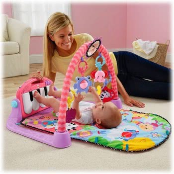 Mattel Γυμναστήριο - Μουσικό Πιανάκι - Ροζ BLN02 746775368029