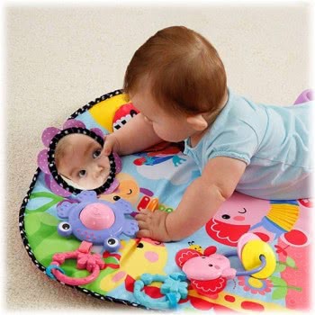 Mattel Γυμναστήριο - Μουσικό Πιανάκι - Ροζ BLN02 746775368029
