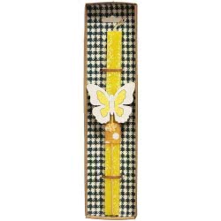 Χειροποίητα Είδη Easter Candle Butterfly - Yellow LA20105B 5212023297243