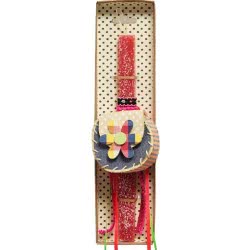 Χειροποίητα Είδη Easter Candle Flower Bag - Red LA20008B 5212023299803