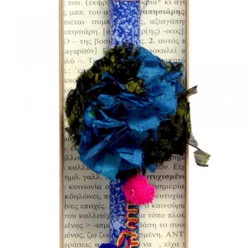 Χειροποίητα Είδη Easter Candle Silk Rubber Bag - Blue Electric LA20031A 5212023240355