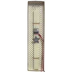 Χειροποίητα Είδη Easter Candle Grey Star - Crem LA20122B 5212023297991