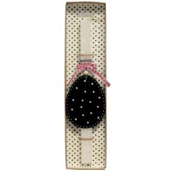 Χειροποίητα Είδη Easter Candle Egg Polka Stripes - White LA20063A 5212023241529