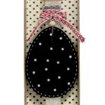 Χειροποίητα Είδη Easter Candle Egg Polka Stripes - White LA20063A 5212023241529
