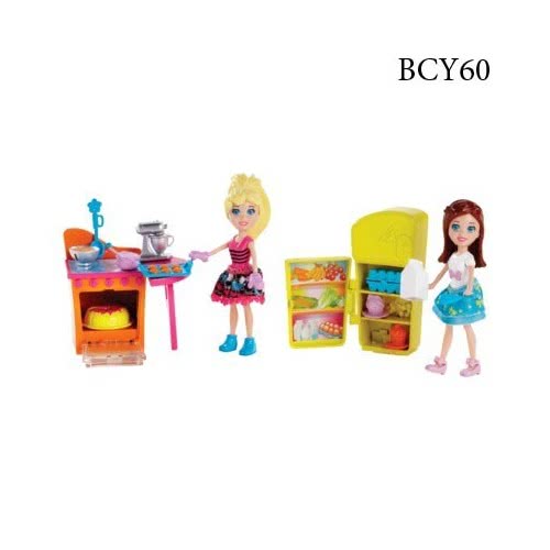 Mattel Polly Pocket Σετ Με Αξεσουάρ Με 2 Κούκλες BFY09 746775317256