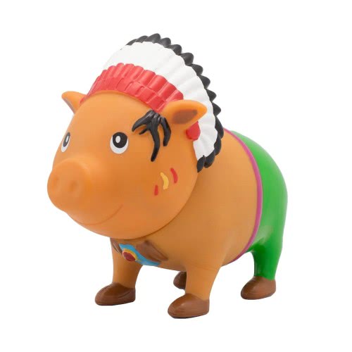 Lilalu Biggys Piggy Bank Indian Chief 9033 4250282490334