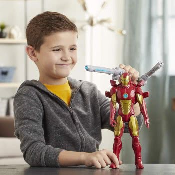 Hasbro Marvel Avengers Titan Hero Series Blast Gear Iron Man Action Figure, 30-Cm E7380 5010993653621