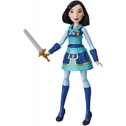 Hasbro Disney Princess Warrior Moves Μουλάν Κούκλα Πολεμιστής Με Σπαθί E8628 5010993677511