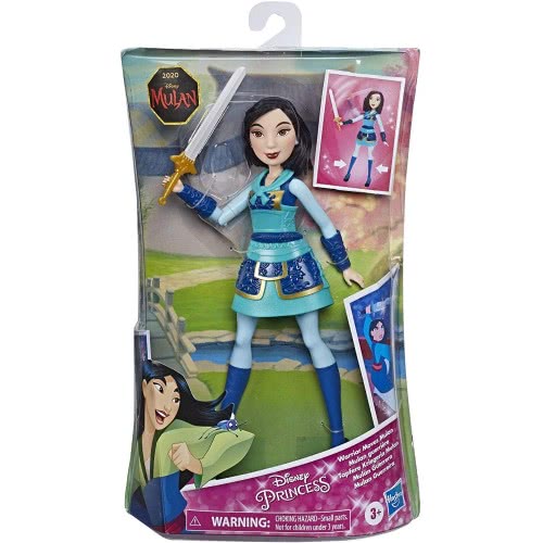 Hasbro Disney Princess Warrior Moves Μουλάν Κούκλα Πολεμιστής Με Σπαθί E8628 5010993677511