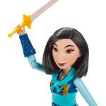 Hasbro Disney Princess Warrior Moves Mulan Doll With Sword-Swinging Action Warrior Outfit Mulan Fashion Doll E8628 5010993677511