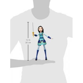 Hasbro Disney Princess Warrior Moves Μουλάν Κούκλα Πολεμιστής Με Σπαθί E8628 5010993677511