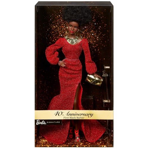 Mattel Barbie 40Th Anniversary African American Doll GLG35 887961839555