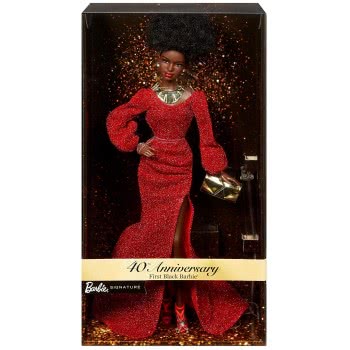 Mattel Barbie 40Th Anniversary African American Doll GLG35 887961839555