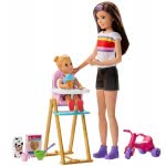 Mattel Barbie Skipper Babysitters - Ώρα Για Φαγητό Κούκλα Και Αξεσουάρ GHV87 887961803570