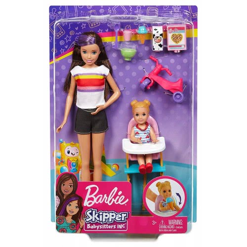 Mattel Barbie Skipper Babysitters - Ώρα Για Φαγητό Κούκλα Και Αξεσουάρ GHV87 887961803570