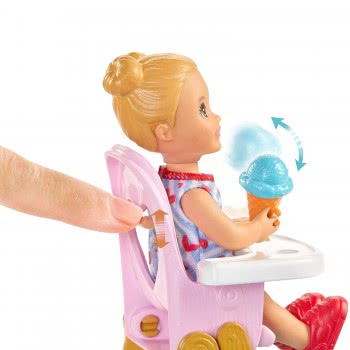 Mattel Barbie Skipper Babysitters - Ώρα Για Φαγητό Κούκλα Και Αξεσουάρ GHV87 887961803570
