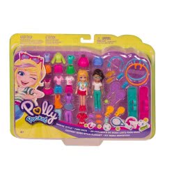 Mattel Polly Pocket Και Φίλη Με Ρούχα Και Αθλητικά Αξεσουάρ - Servin Style Fashion Pack GGJ48 / GGJ50 887961780321