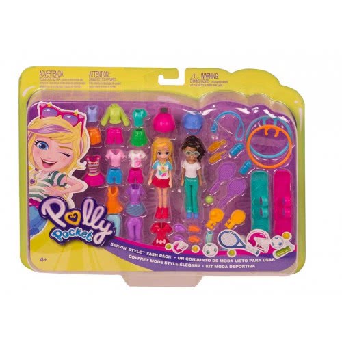 Mattel Polly Pocket Doll Fashion Set Dress - Servin Style Fashion Pack GGJ48 / GGJ50 887961780321
