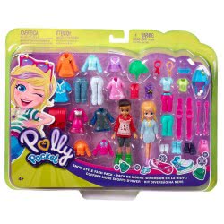 Mattel Polly Pocket Doll Fashion Set Dress - Snow Style Fashion Pack GGJ48 / GGJ49 887961780314